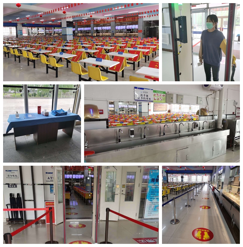 稻香园餐厅已全部进行消杀,为迎接学生安全返校保驾护航。